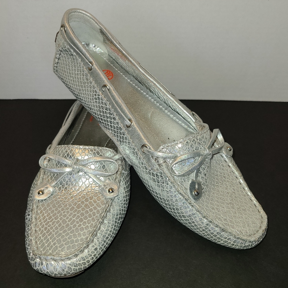 Marc Joseph Cypress Hill Silver Snake Shoes